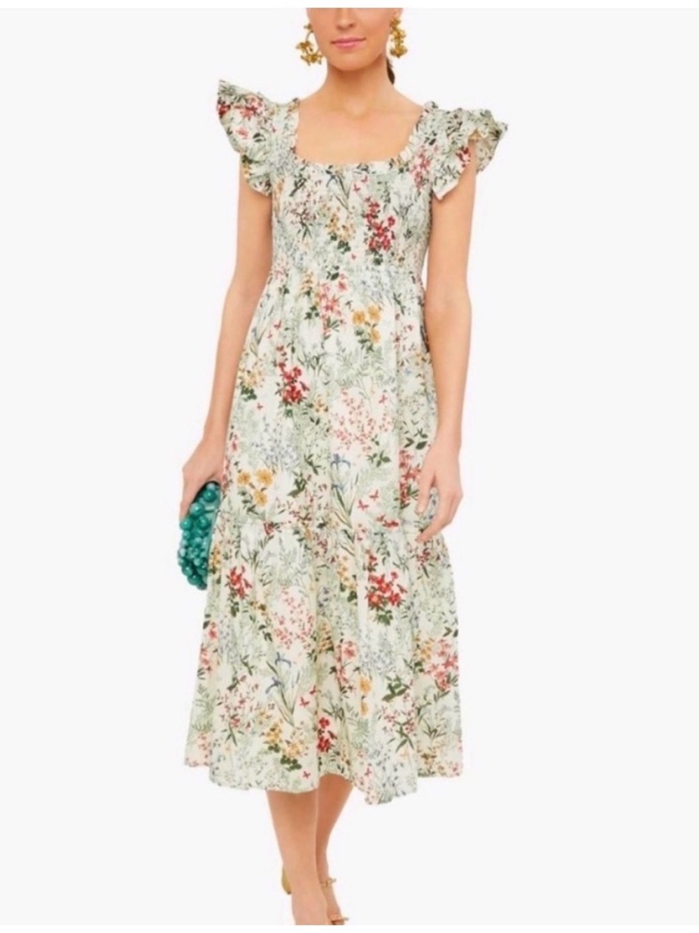 Tuckernuck Wildflower Floral Mallie Smocked Day Dress
